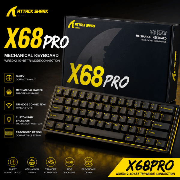 ATTACK SHARK X68 PRO